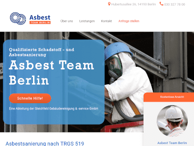 Asbestberlin.de neue Webseite.