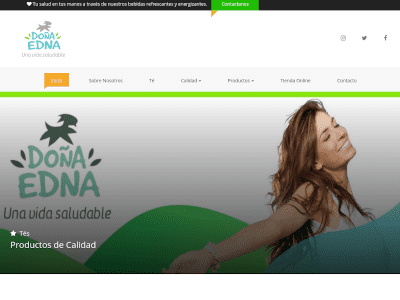 donaednasaludable.com, Ein Online Shop für eine Firma en Venezuela